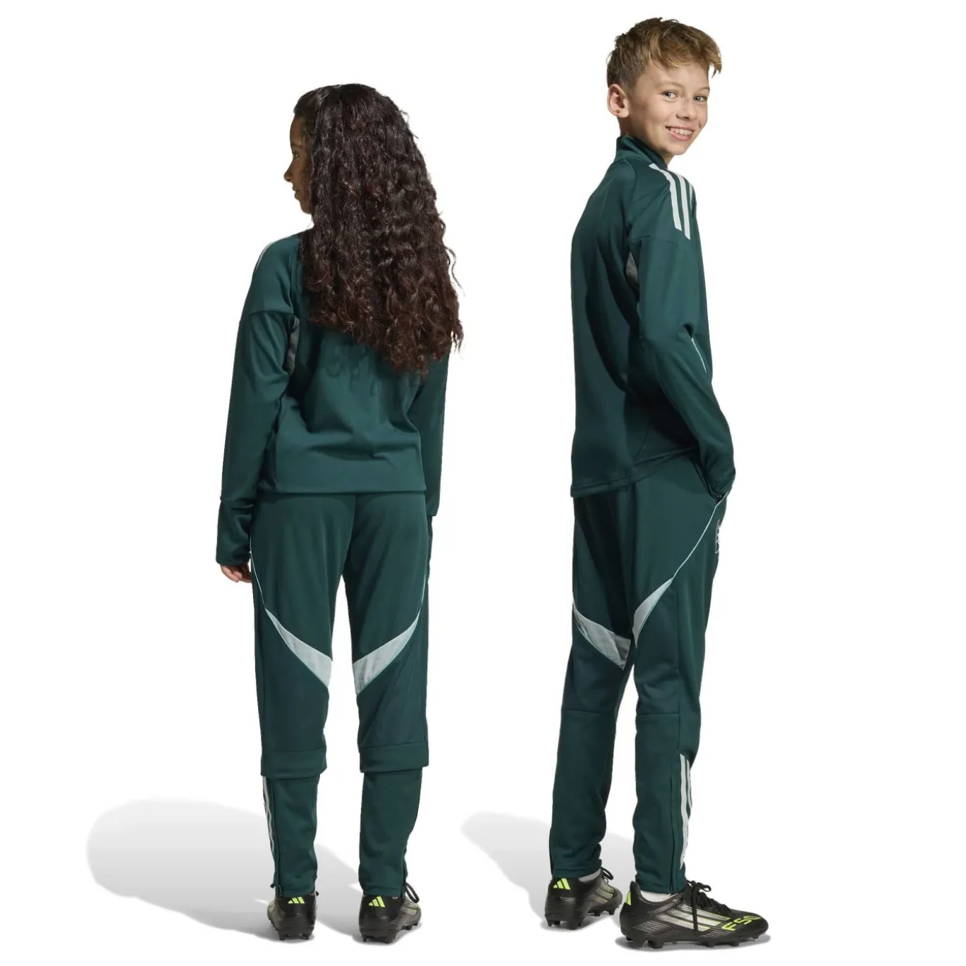 adidas Arsenal Trainingsbroek 2025-2026 Kids Donkergroen Grijs