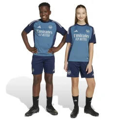 adidas Arsenal Trainingsbroekje 2025-2026 Kids Donkerblauw Blauw Wit
