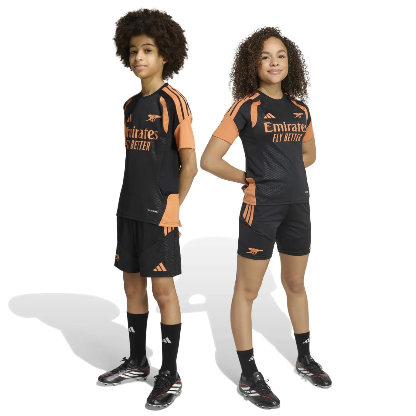adidas Arsenal Trainingsbroekje 2026-2027 Kids Zwart Oranje