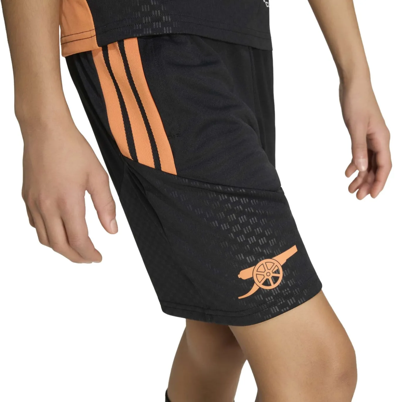 adidas Arsenal Trainingsbroekje 2026-2027 Kids Zwart Oranje
