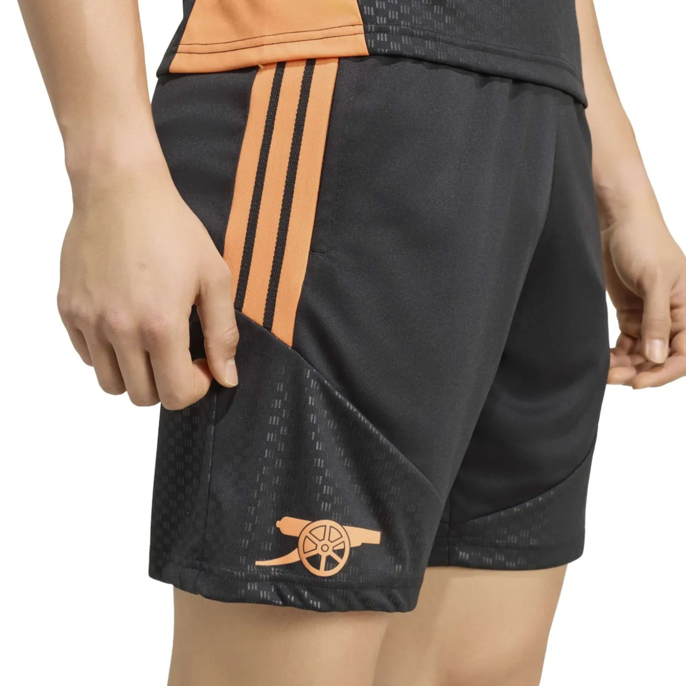 adidas Arsenal Trainingsbroekje 2026-2027 Zwart Oranje