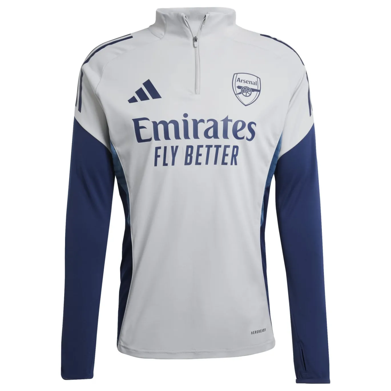 adidas Arsenal Trainingspak 1/4-Zip 2025-2026 Grijs Donkerblauw Blauw