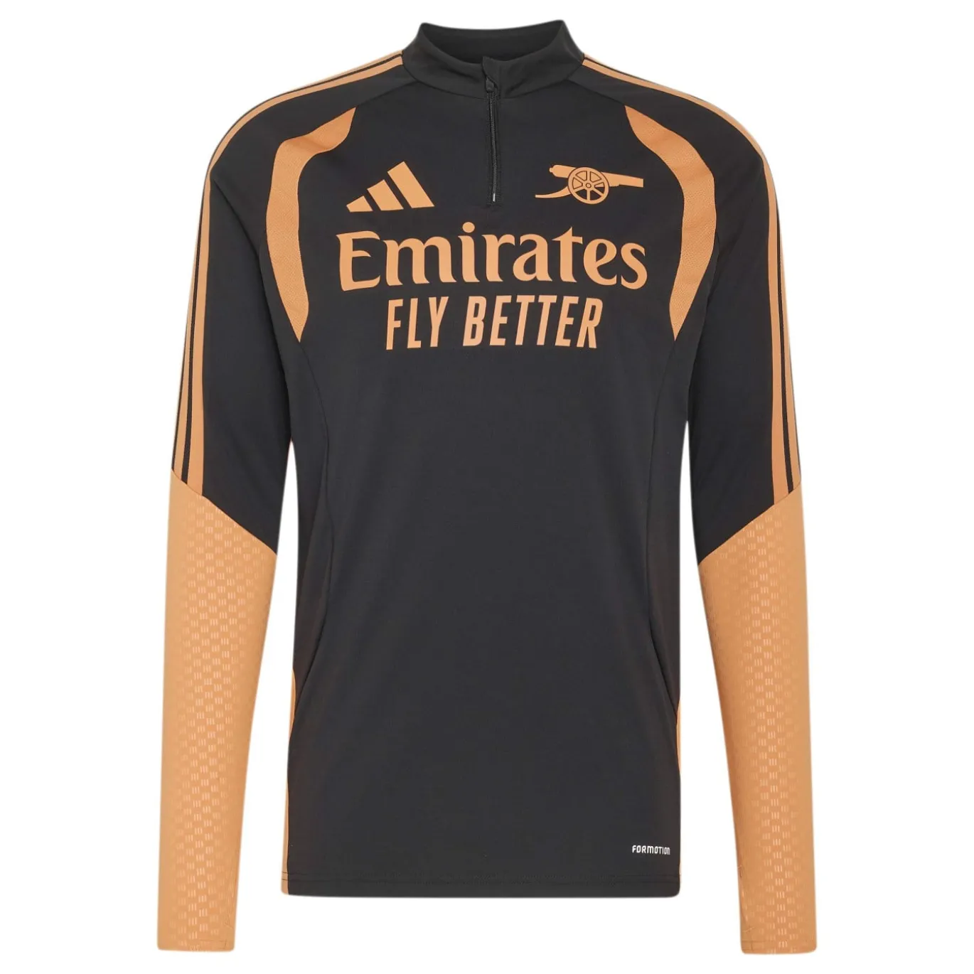 adidas Arsenal Trainingspak 1/4-Zip 2026-2027 Zwart Oranje