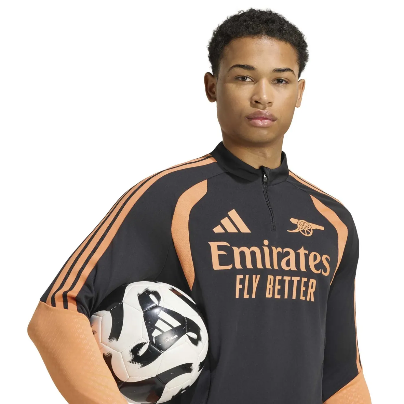 adidas Arsenal Trainingspak 1/4-Zip 2026-2027 Zwart Oranje