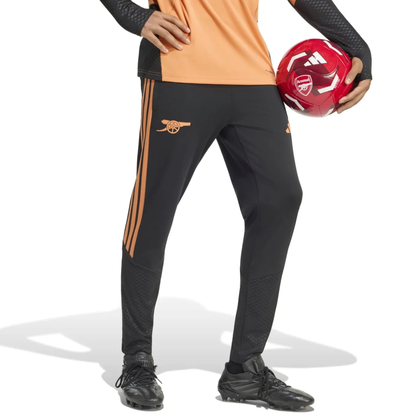 adidas Arsenal Trainingspak 1/4-Zip 2026-2027 Zwart Oranje