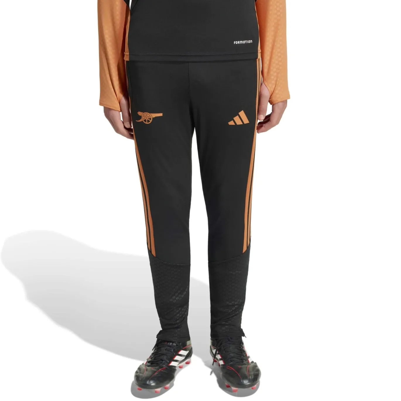 adidas Arsenal Trainingspak 1/4-Zip 2026-2027 Kids Zwart Oranje