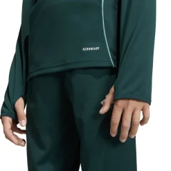 adidas Arsenal Trainingstrui 1/4-Zip 2025-2026 Kids Donkergroen Grijs