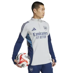 adidas Arsenal Trainingstrui 1/4-Zip 2025-2026 Grijs Donkerblauw Blauw