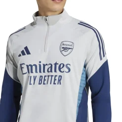 adidas Arsenal Trainingstrui 1/4-Zip 2025-2026 Grijs Donkerblauw Blauw