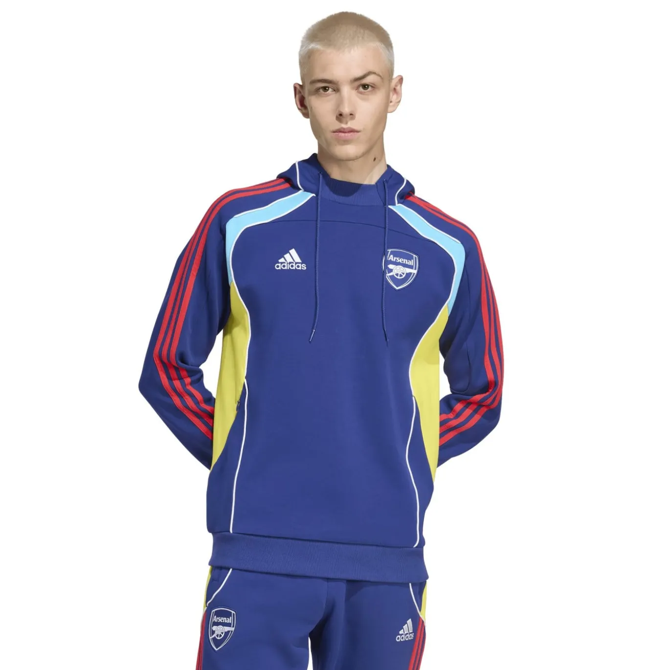 adidas Arsenal Urban Purist Hoodie 2025-2026 Donkerblauw Rood Geel Wit