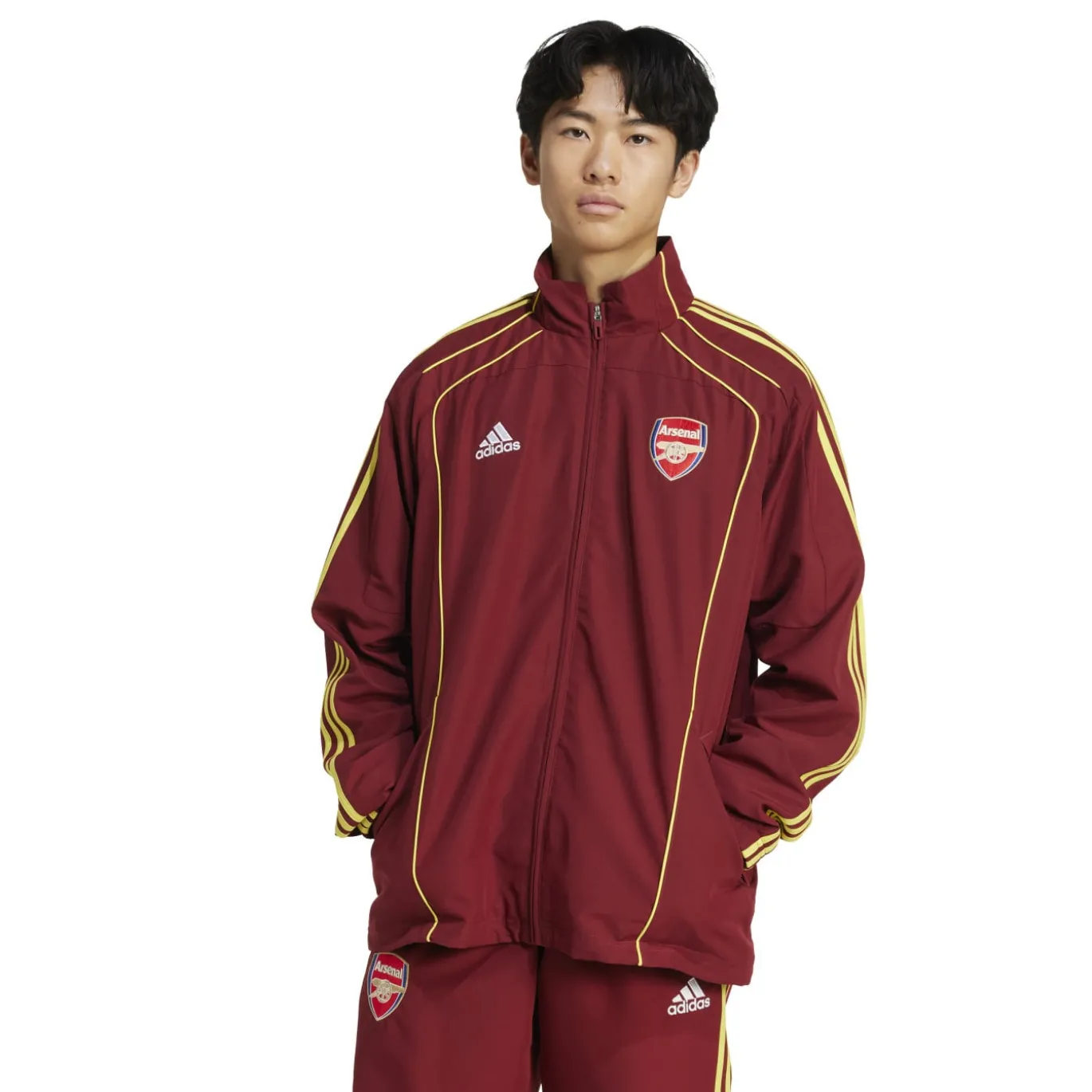 adidas Arsenal Urban Purist Trainingsjack Rood Geel Wit