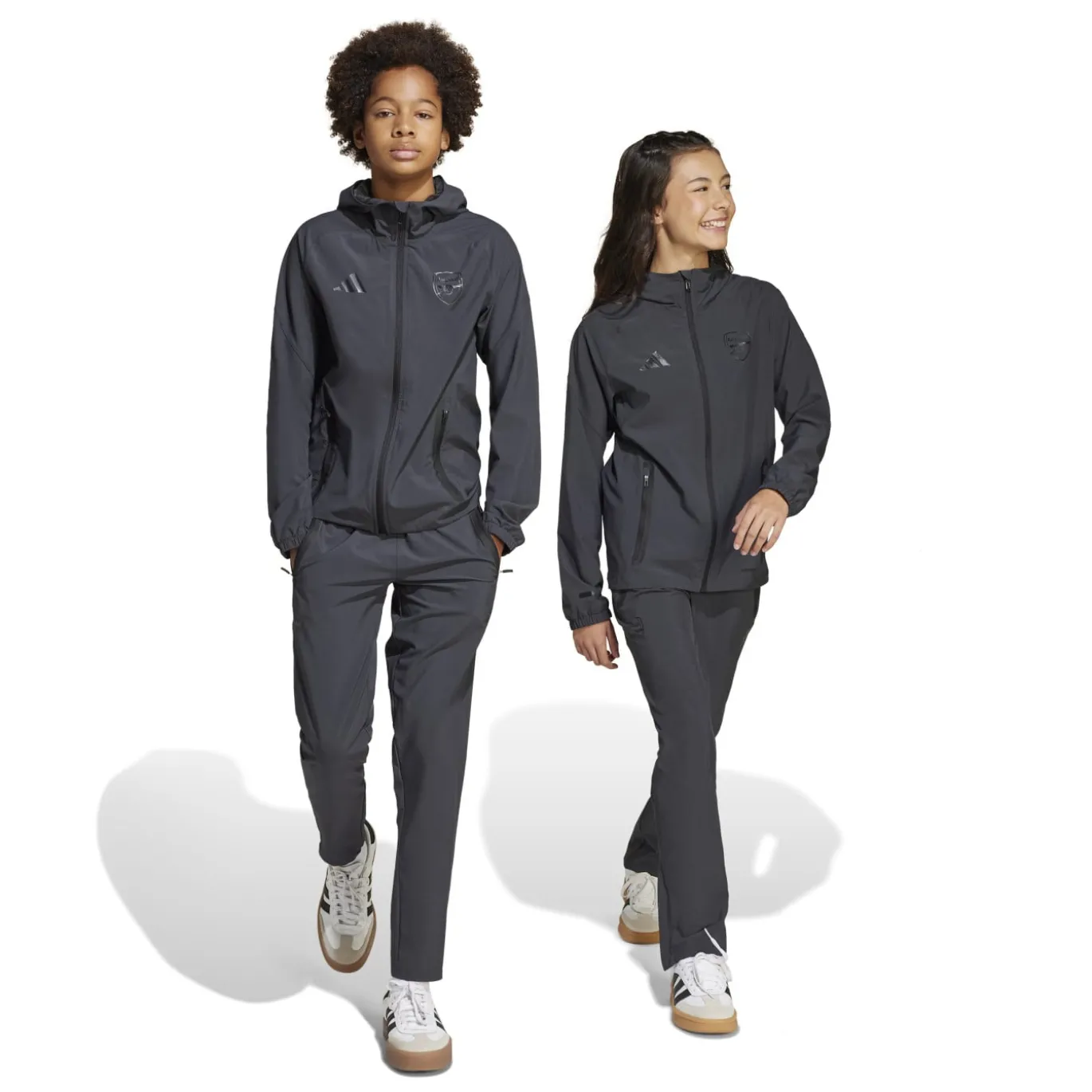 adidas Arsenal Vis Tech Trainingsbroek 2024-2025 Kids Donkergrijs