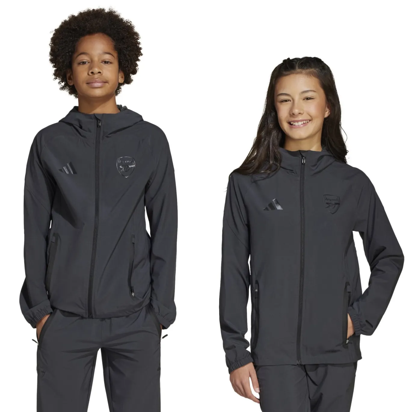 adidas Arsenal Vis Tech Vest Kids Donkergrijs