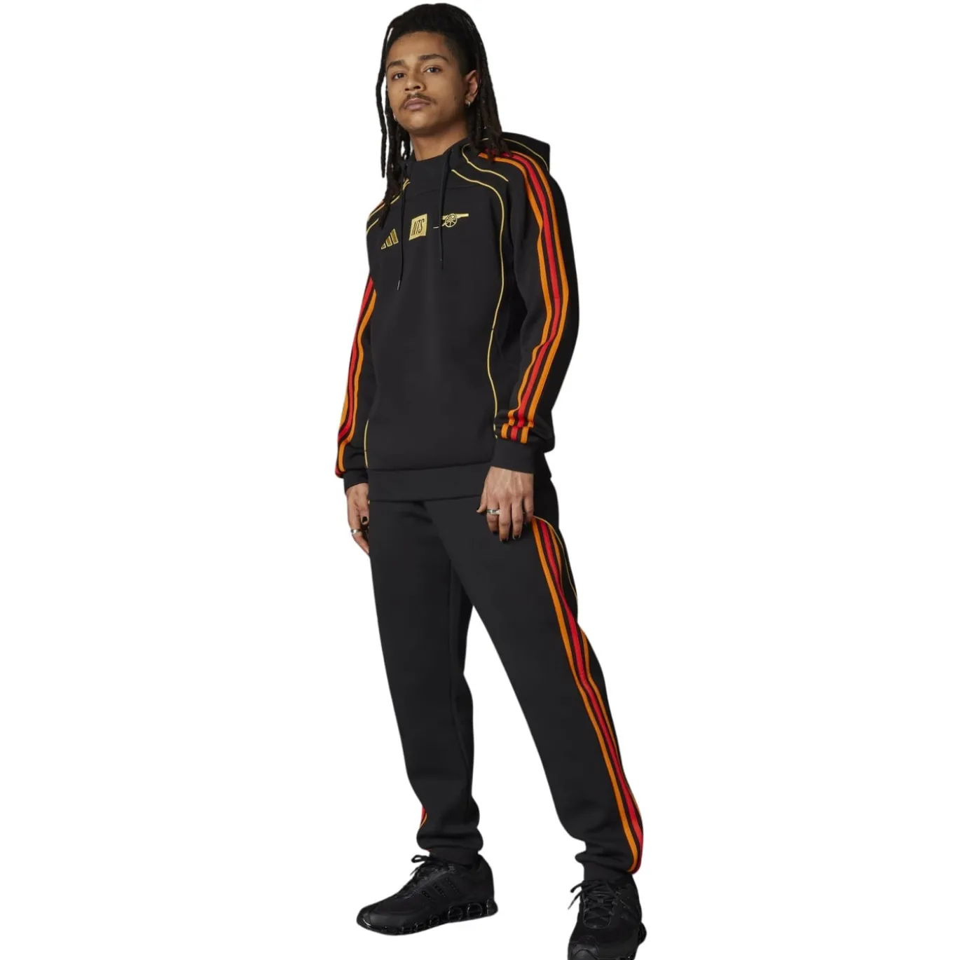 adidas Arsenal x NTS Urban Purist Trainingspak Hooded Zwart Goud Oranje