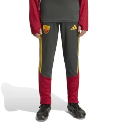 adidas AS Roma Trainingsbroek 2026-2027 Kids Donkergrijs Rood Oranje