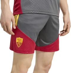 adidas AS Roma Trainingsbroekje 2026-2027 Donkergrijs Rood Oranje