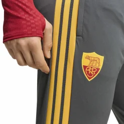 adidas AS Roma Trainingspak 1/4-Zip 2026-2027 Donkergrijs Rood Oranje