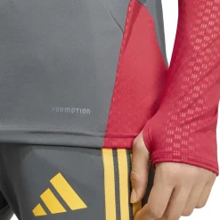adidas AS Roma Trainingspak 1/4-Zip 2026-2027 Donkergrijs Rood Oranje