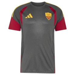 adidas AS Roma Trainingsset 2026-2027 Donkergrijs Rood Oranje