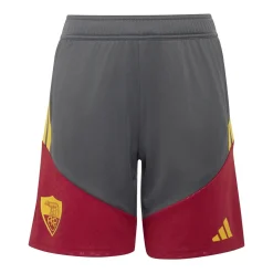 adidas AS Roma Trainingsset 2026-2027 Kids Donkergrijs Rood Oranje