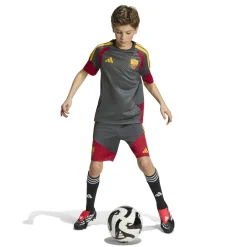 adidas AS Roma Trainingsshirt 2026-2027 Kids Donkergrijs Rood Oranje