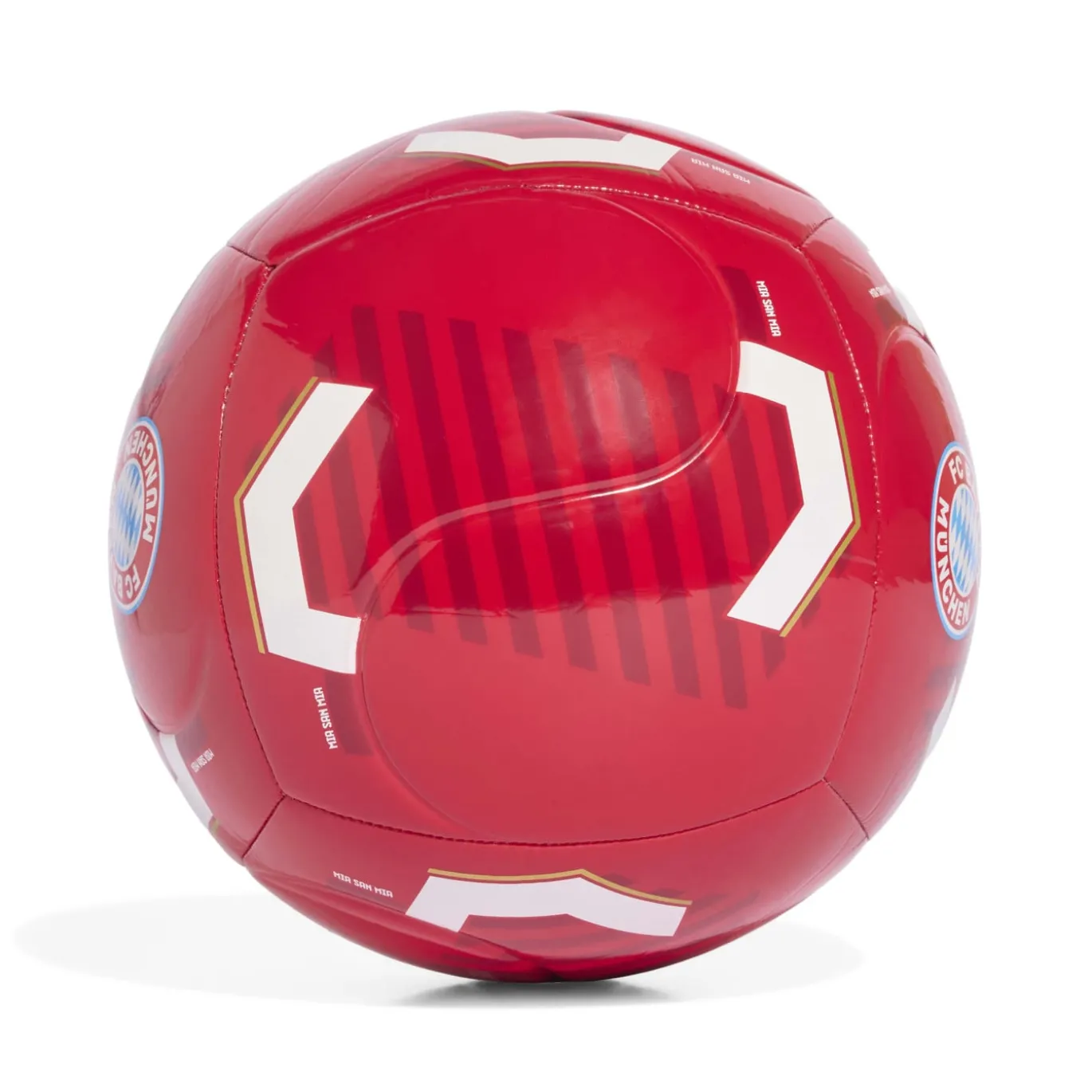 adidas Bayern München Club Voetbal Maat 5 2026-2027 Rood Wit Goud