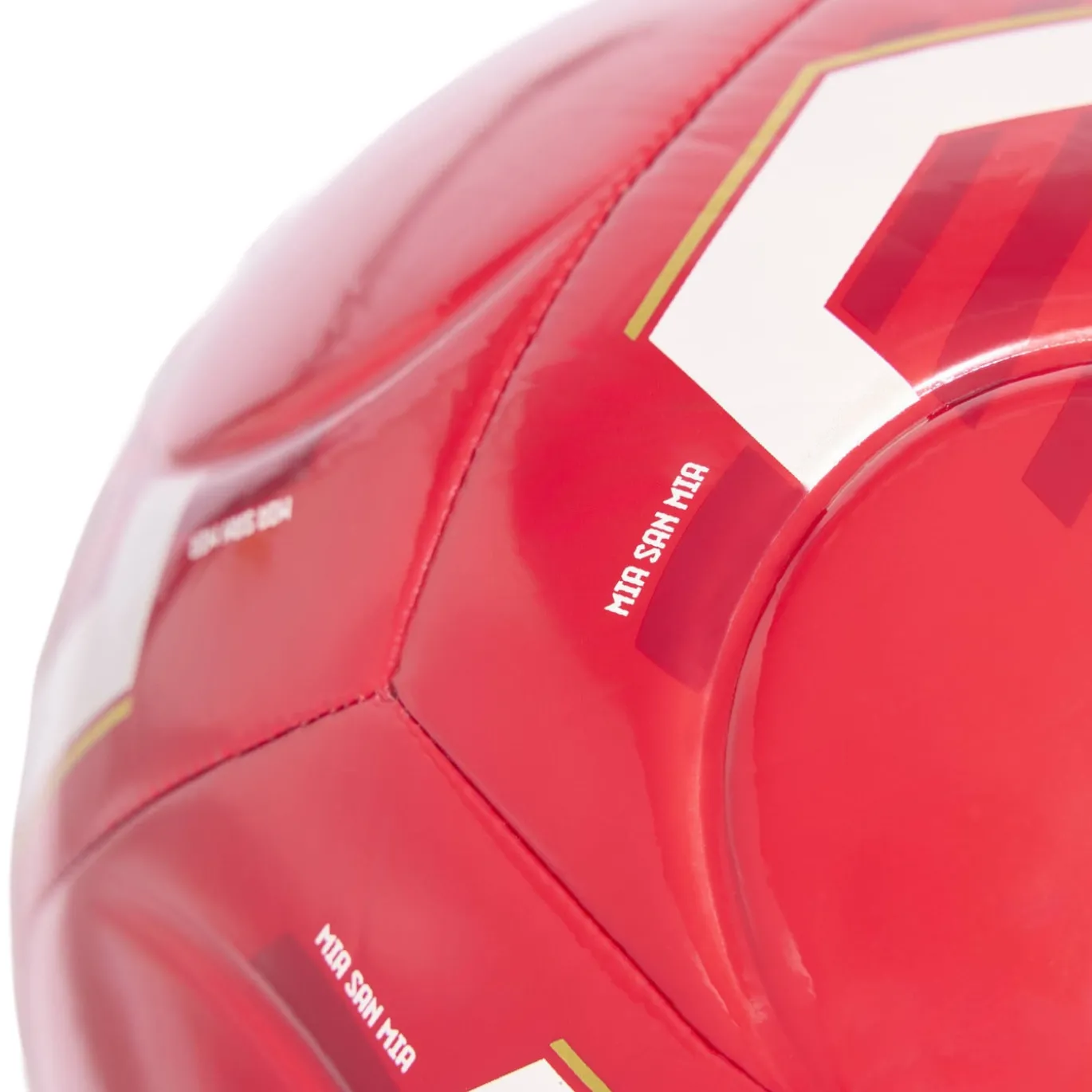 adidas Bayern München Club Voetbal Maat 5 2026-2027 Rood Wit Goud