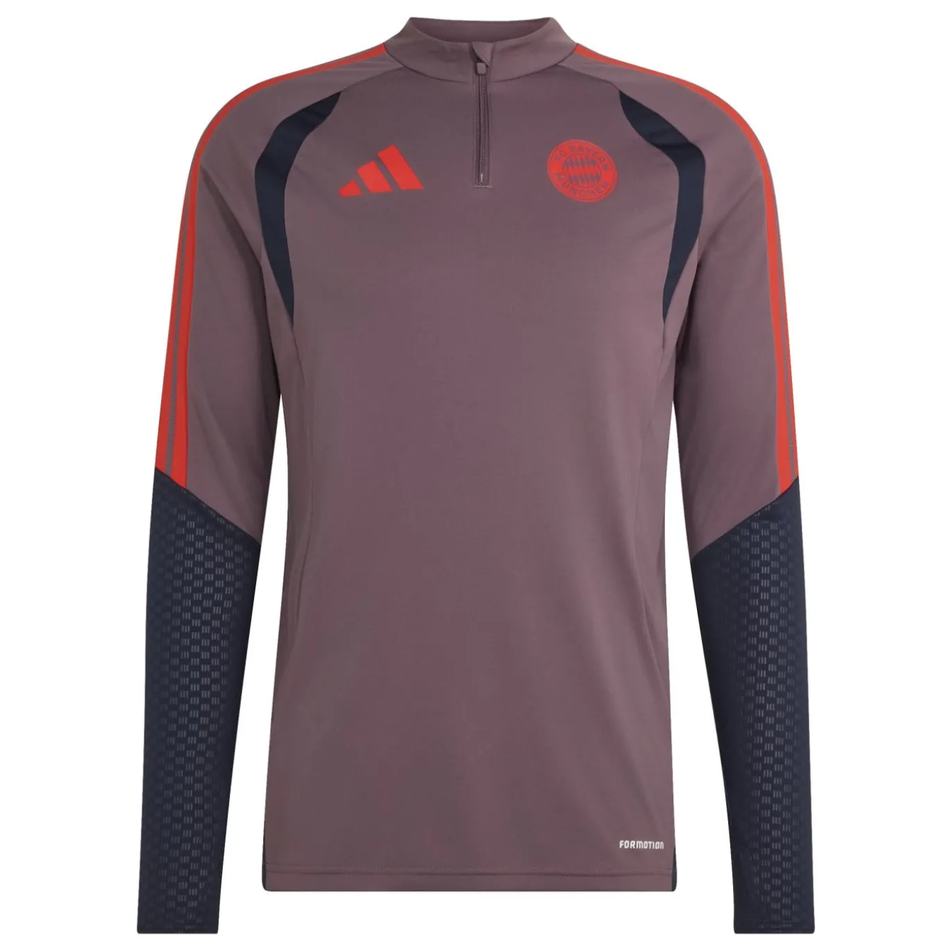 adidas Bayern München Europees Trainingstrui 1/4-Zip 2026-2027 Lichtpaars Zwart Rood