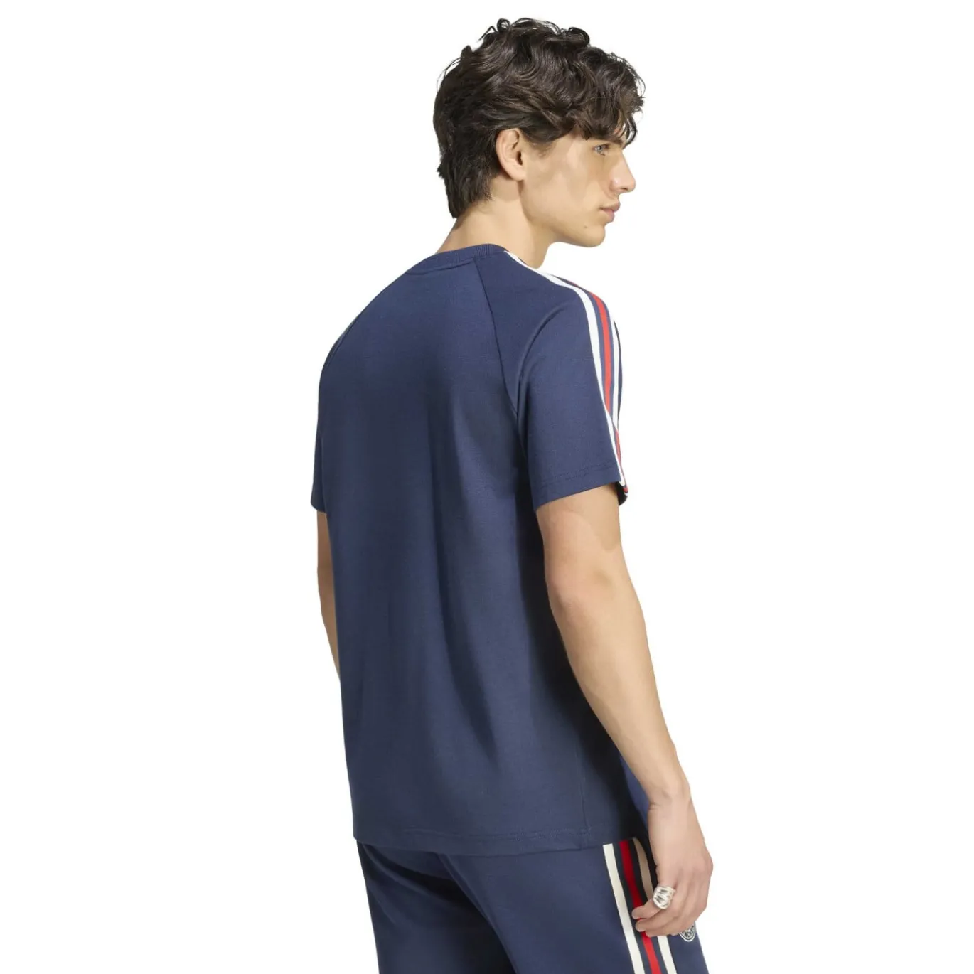 adidas Bayern München Originals T-Shirt Donkerblauw Wit