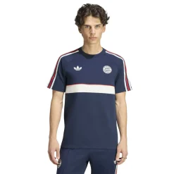 adidas Bayern München Originals T-Shirt Donkerblauw Wit