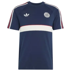 adidas Bayern München Originals T-Shirt Donkerblauw Wit