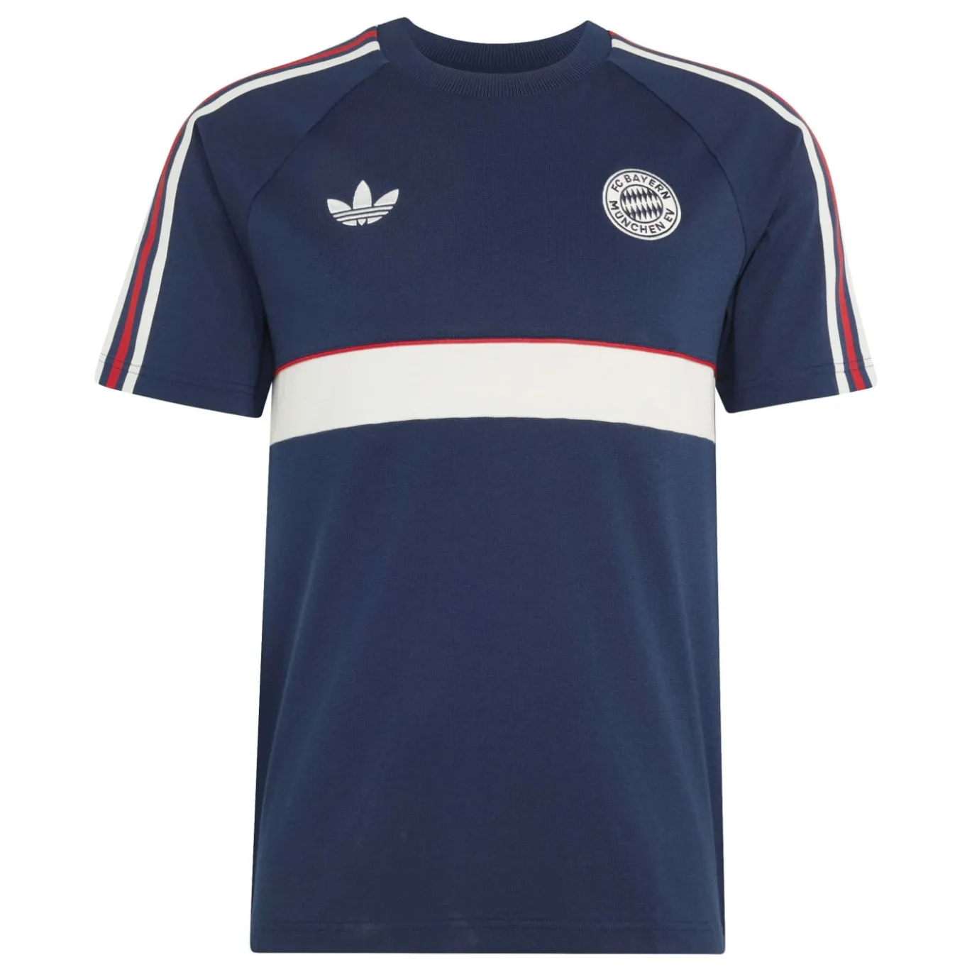 adidas Bayern München Originals T-Shirt Donkerblauw Wit
