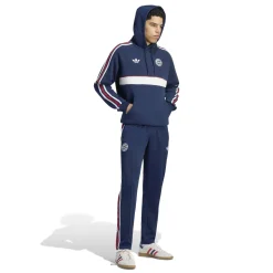 adidas Bayern München Originals Hoodie Donkerblauw Wit Rood
