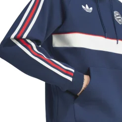 adidas Bayern München Originals Hoodie Donkerblauw Wit Rood
