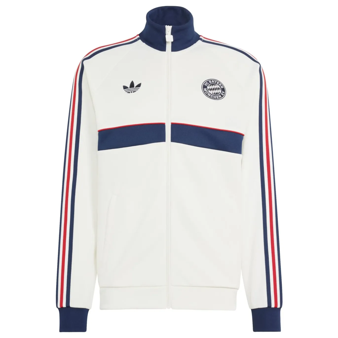 adidas Bayern München Originals Trainingsjack Wit Donkerblauw Rood