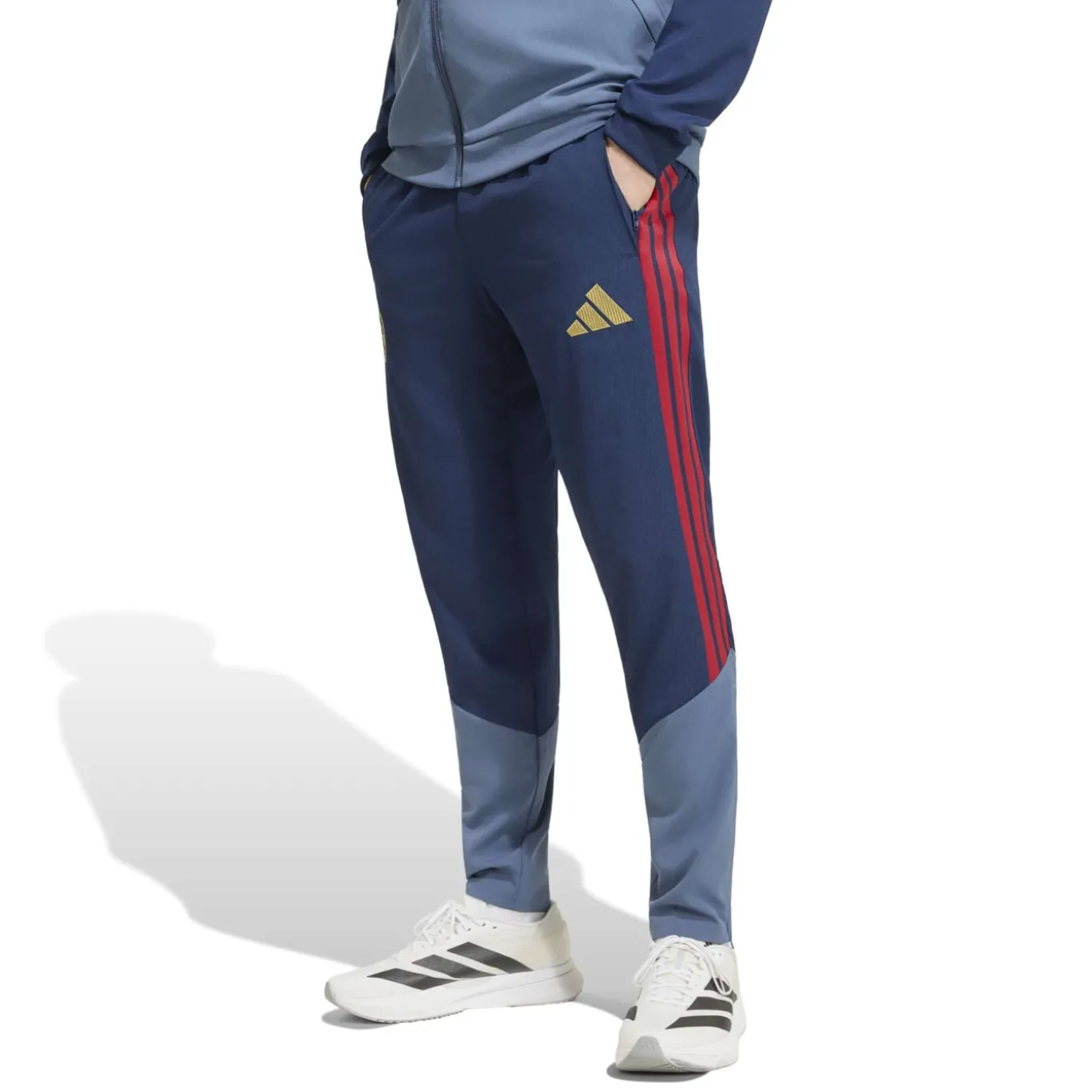 adidas Bayern München Presentatie Trainingsbroek 2026-2027 Donkerblauw Rood Goud