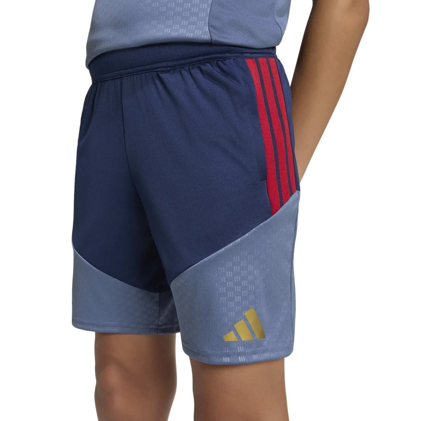 adidas Bayern München Trainingsset 2026-2027 Kids Donkerblauw Rood Goud