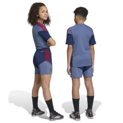 adidas Bayern München Trainingsbroekje 2026-2027 Kids Donkerblauw Rood Goud