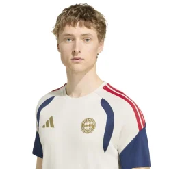adidas Bayern München Trainingsshirt 2026-2027 Beige Donkerblauw Rood Goud
