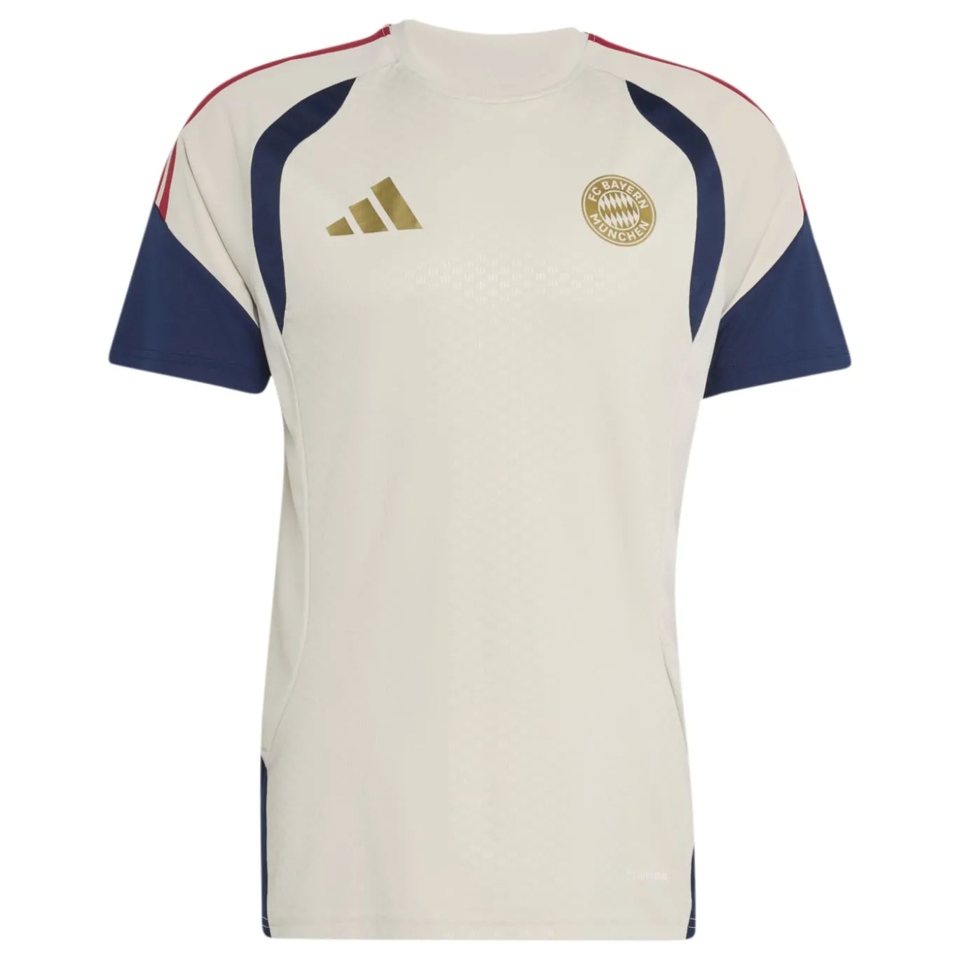 adidas Bayern München Trainingsshirt 2026-2027 Beige Donkerblauw Rood Goud