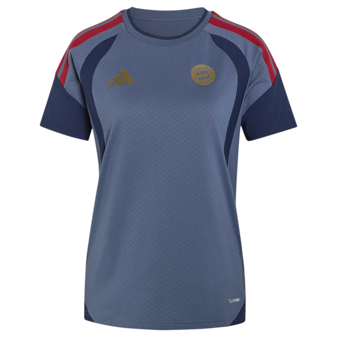 adidas Bayern München Trainingsshirt 2026-2027 Dames Donkerblauw Rood Goud