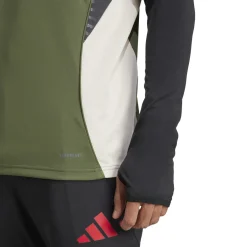 adidas Bayern München Trainingstrui 1/4-Zip Europees 2025-2026 Groen Rood Zwart