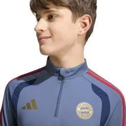 adidas Bayern München Trainingstrui 1/4-Zip 2026-2027 Kids Donkerblauw Rood Goud