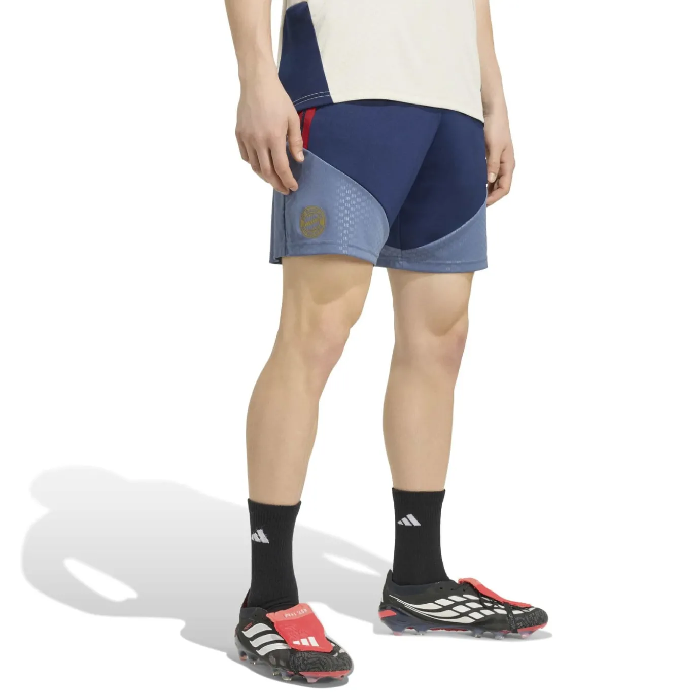 adidas Bayern München Trainingsbroekje 2026-2027 Donkerblauw Rood Goud