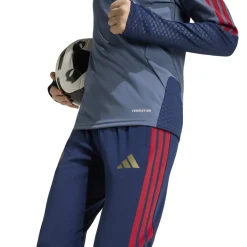 adidas Bayern München Trainingspak 1/4-Zip 2026-2027 Kids Donkerblauw Rood Goud