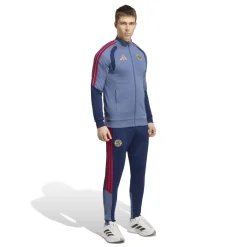 adidas Bayern München Trainingspak Full-Zip 2026-2027 Donkerblauw Rood Goud