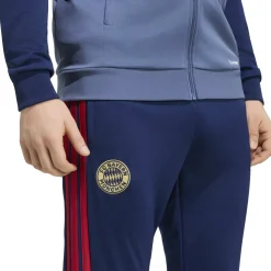 adidas Bayern München Trainingspak Full-Zip 2026-2027 Donkerblauw Rood Goud