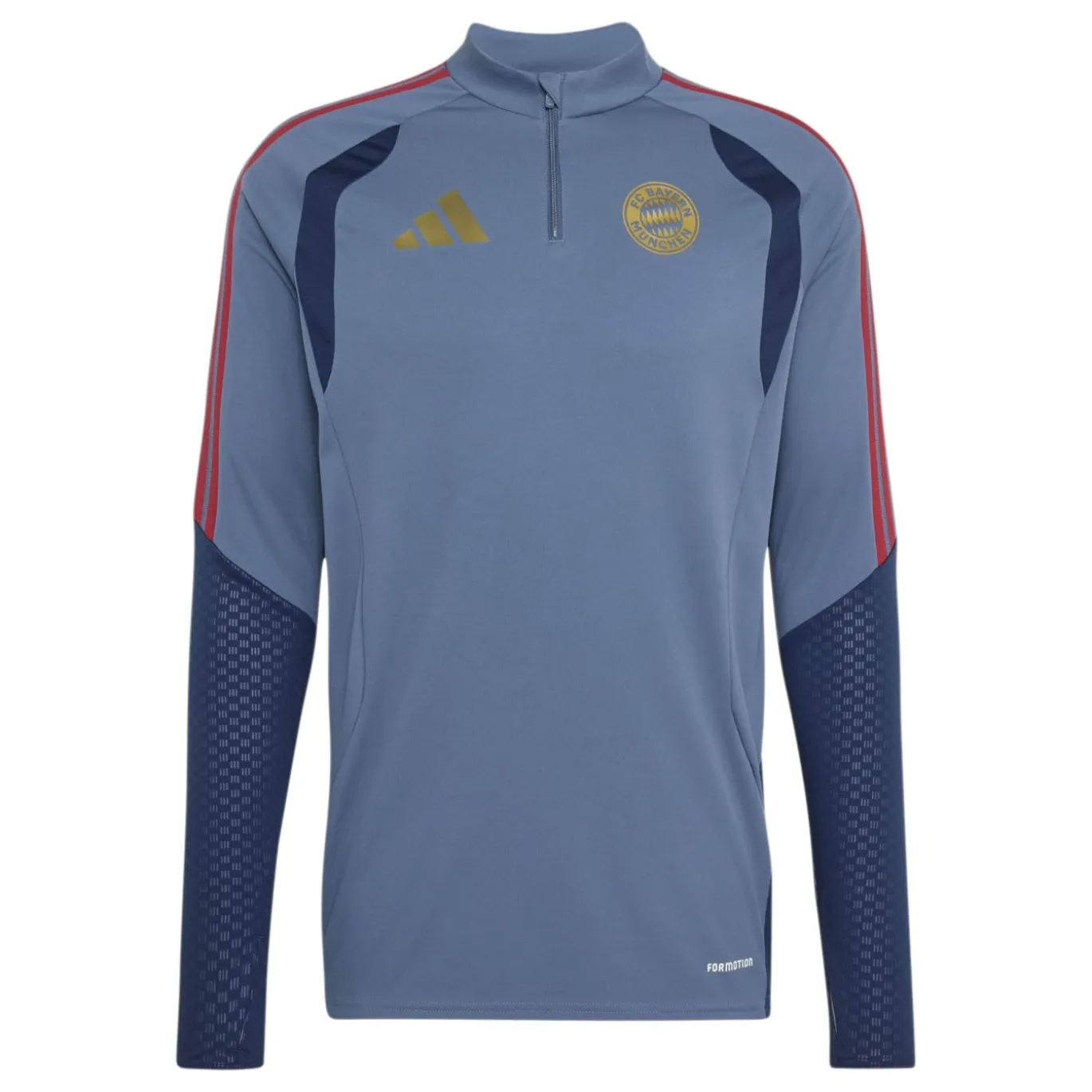 adidas Bayern München Trainingspak 1/4-Zip 2026-2027 Donkerblauw Rood Goud