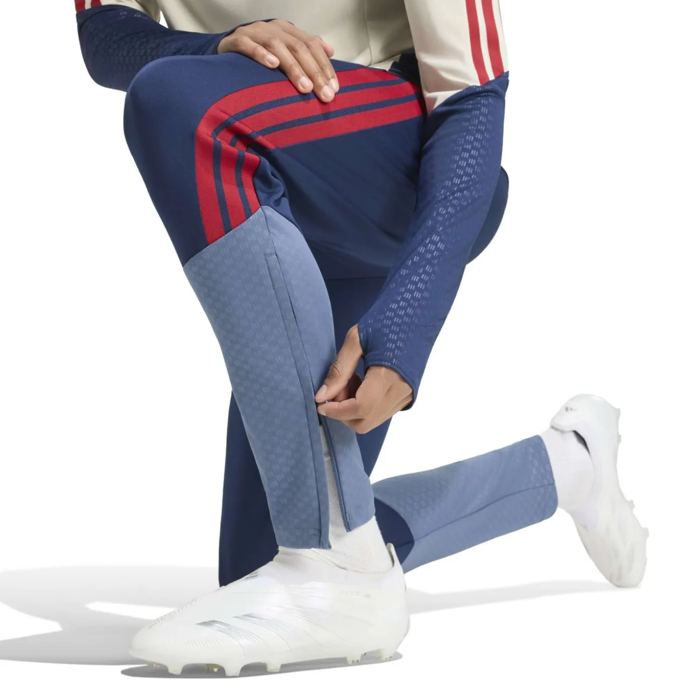 adidas Bayern München Trainingspak 1/4-Zip 2026-2027 Donkerblauw Rood Goud