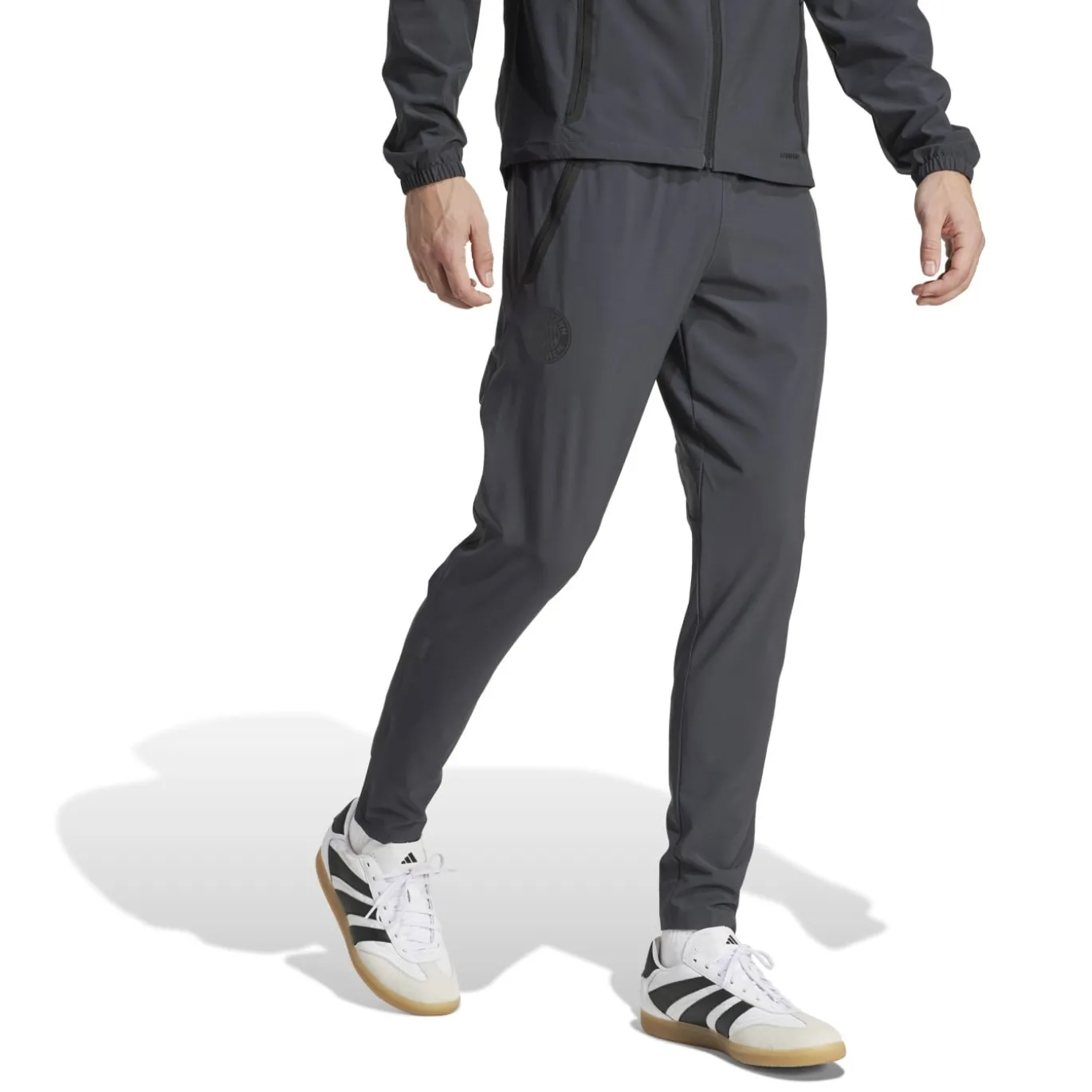 adidas Bayern München Vis Tech Trainingsbroek Donkergrijs